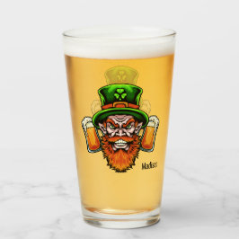Nombre personalizado St. Patrick's Day pint glass