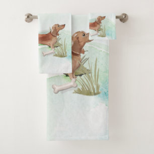 Nombre personalizado Tan Dachshund Perro Mascota