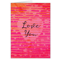 Nombre personalizado Tarjeta El día de San Valentí