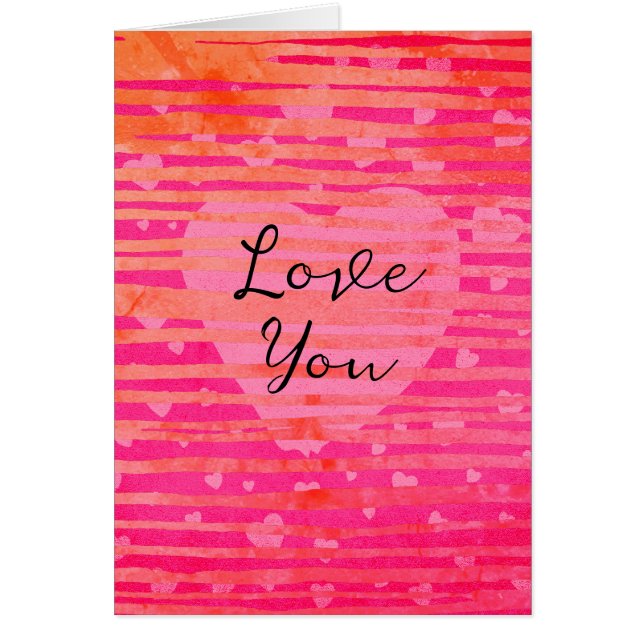 Nombre personalizado Tarjeta El día de San Valentí (Frente)