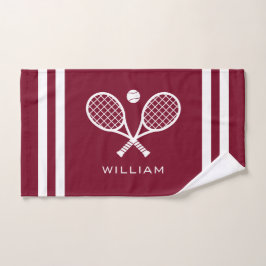 Nombre personalizado Tenis Burgundy Stripes