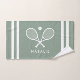 Nombre personalizado Tenis Sage Green Stripes