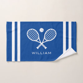 Nombre personalizado Tennis Deep Blue Stripes