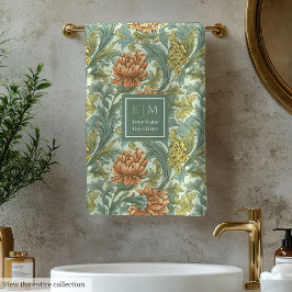 Nombre personalizado Toalla de baño inspirada en M