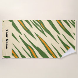 Nombre personalizado Toalla de playa de verano par