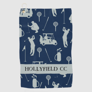 NOMBRE PERSONALIZADO TOALLA DEL CAMPO DE GOLF