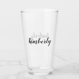 Nombre personalizado Vidrio de bebida