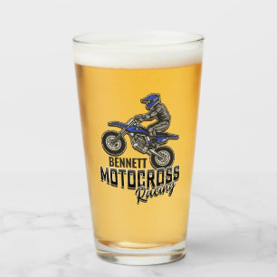 NOMBRE personalizado Vidrio de Carreras Motocross 