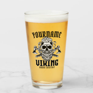 NOMBRE Personalizado Viking Nórdico Warrior Herita