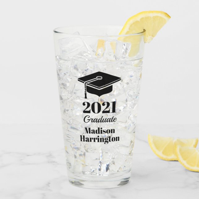 Nombre personalizado y año Graduación (Reverso (hielo))