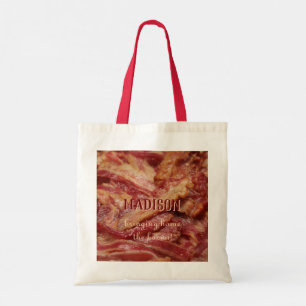 Nombre personalizado y bolsos de tocado BACON de t