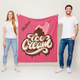 Nombre personalizado y color mantas heladas