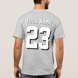 Nombre personalizado y número Deportes Jersey
