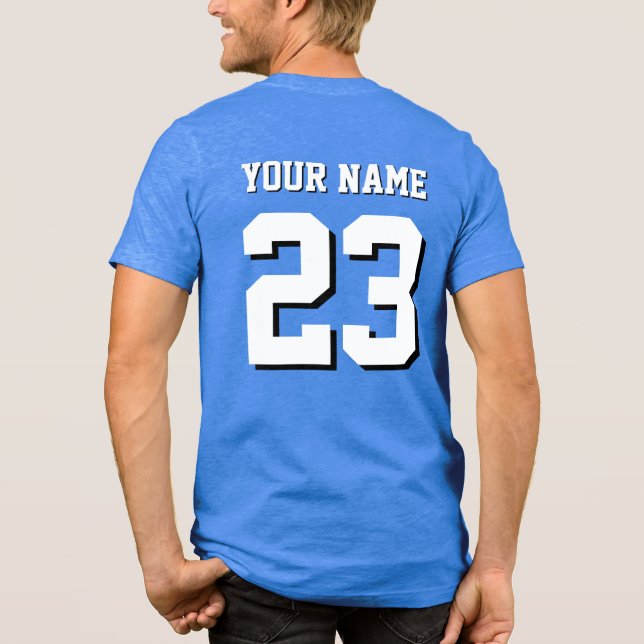 Nombre personalizado y número Deportes Jersey (Reverso )