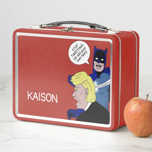Nombre personalizado y texto anti Trump Slap Graci (In situ)