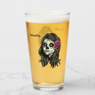 Nombre personalizado Zombie Woman Pint