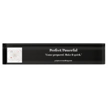 Placa de escritorio de acrílico negro perfecto/pod
