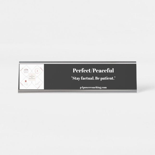 Nombre Placa de escritorio de plata perfecta/pacífica (Anverso)