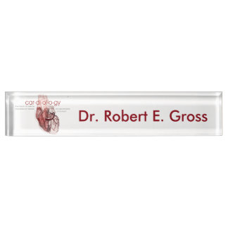 Nombre Placa de identificación del cardiólogo