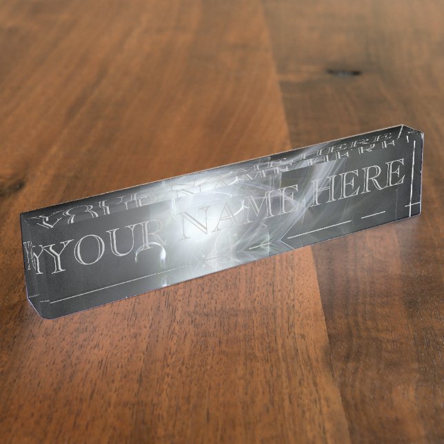 Nombre Placa de identificación del fractal de Blackhole (Lateral)