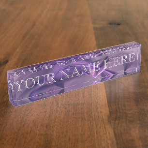Nombre Placa de identificación del fractal de Purple