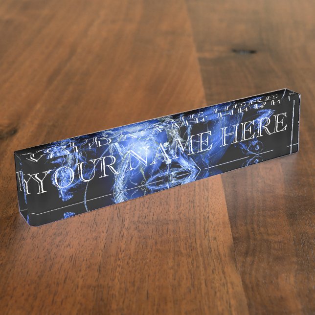 Nombre Placa de identificación helada del fractal de la (Lateral)