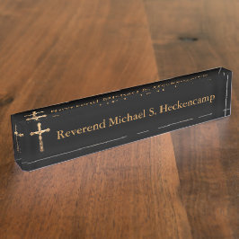Nombre Placa de identificación personalizada del católico