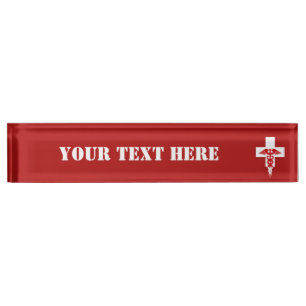 Nombre Placa de identificación profesional médica de