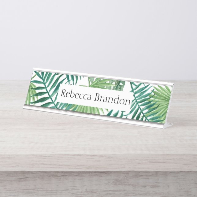 Nombre Placa de identificación tropical moderna del (Anverso)