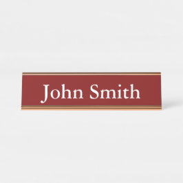 Nombre Placa de nombres de escritorio, estándar (2" x 8")