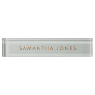 Nombre Placa de nombres de Office profesional de estilo m