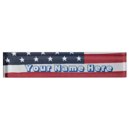 Nombre Placa del escritorio de la bandera