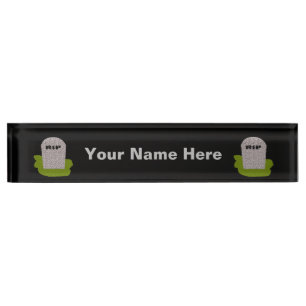 Nombre QEPD placa de la mesa del Personalizado de la tumb