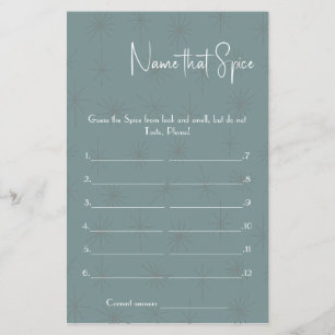 Nombre que especias - Volante de juego de ducha