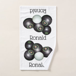 Nombre Ronald En El Diseño De Bolas De Césped,