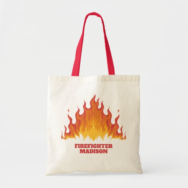 Nombre/texto personalizado FIRE en las bolsas (Frente)