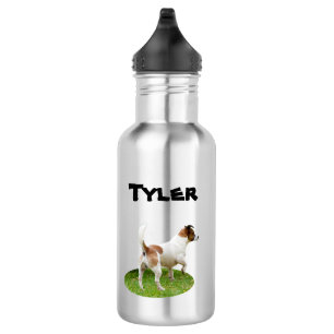 Nombre Tyler con Fox Terriers, Botella de agua