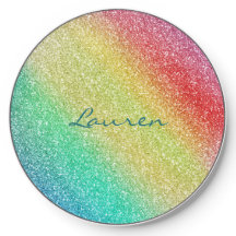 Nombre Verde azulado del Purpurina arcoiris