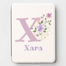 Nombre Xara con un diseño floral