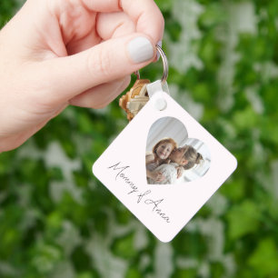 Nombre y Foto Personalizados de Mamá   Llavero Per