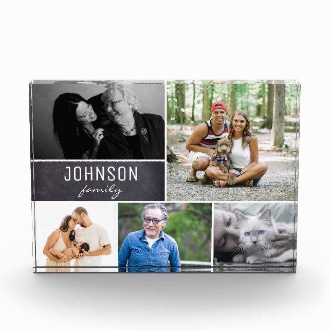 Nombre y fotos de familia de la colección Chalkboa (Anverso)