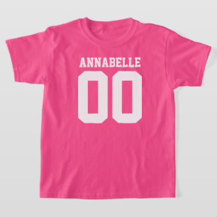 Nombre y número de Jersey Camiseta trasera delant