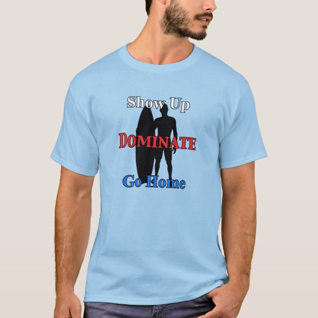 Nombre y número de la camiseta del surfista serio (Anverso)