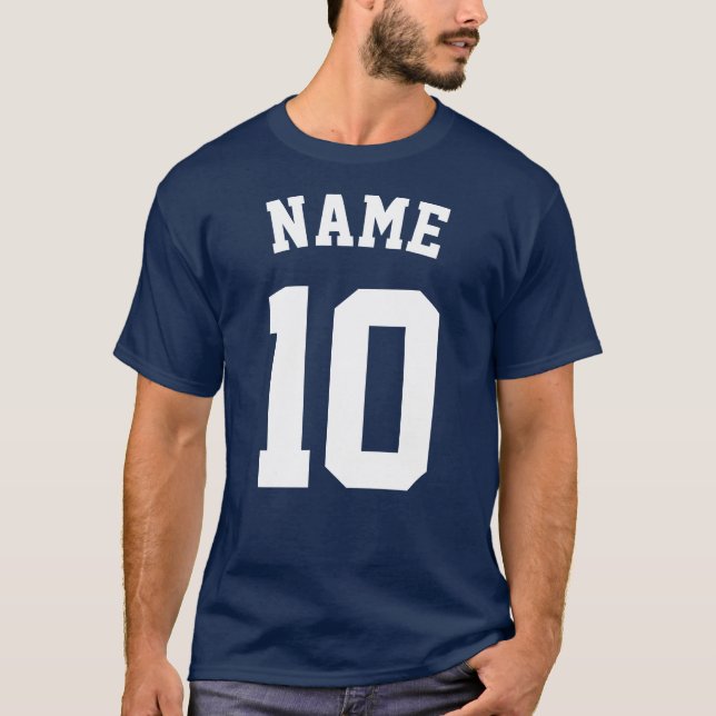 Nombre y número editable de Jersey para pesca pers (Anverso)