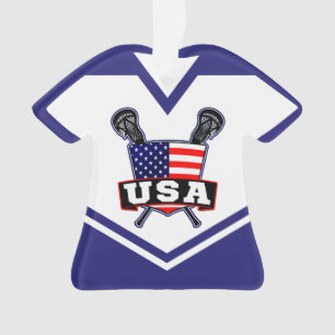 Nombre y número Estados Unidos Ornamento Lacrosse