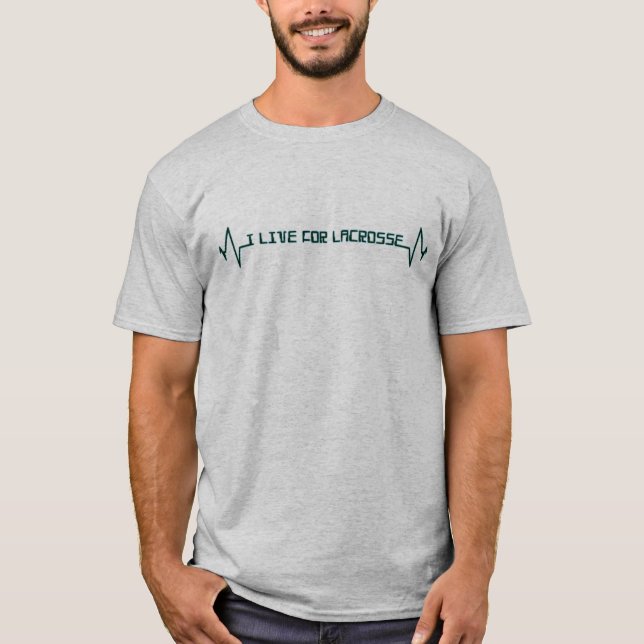 Nombre y número Imprimir camiseta que vivo para La (Anverso)