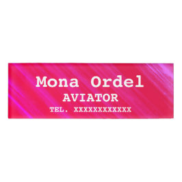 Nombre Y Ocupación Personalizados Etiqueta De Nego