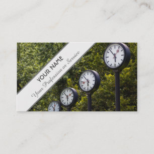 Nombre y profesión de la tarjeta de visita contem