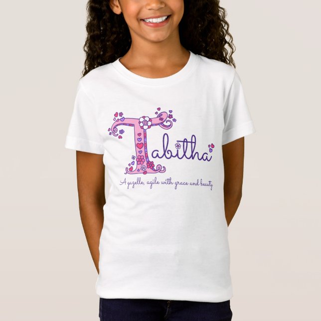 Nombre y significado de la camiseta chicas Tabitha (Anverso)