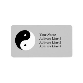 Nombre Yin Yang Dirección de correo o Etiqueta de